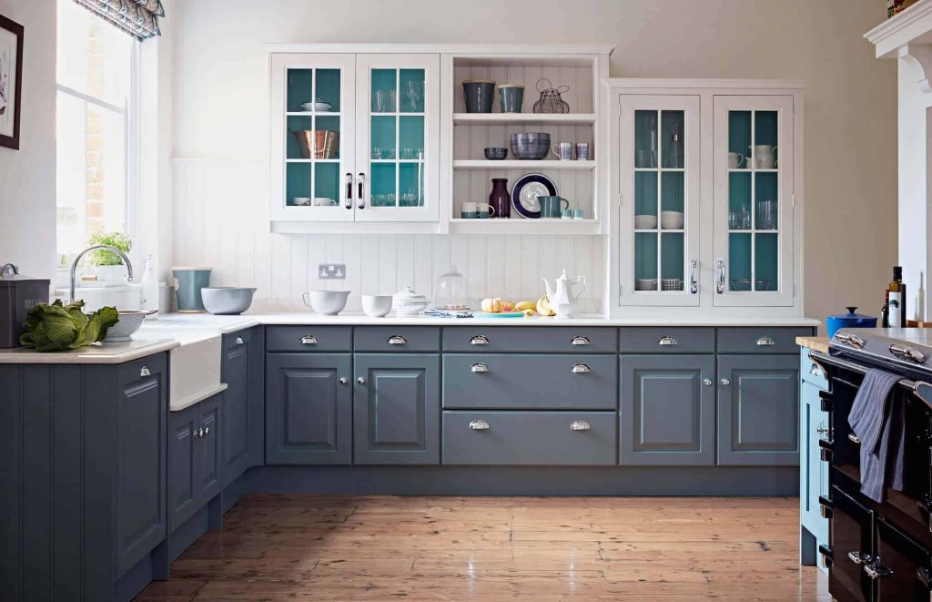 Painted kitchen cupboards 