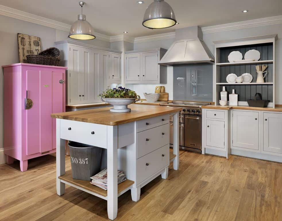 Retro colour kitchen fridge 