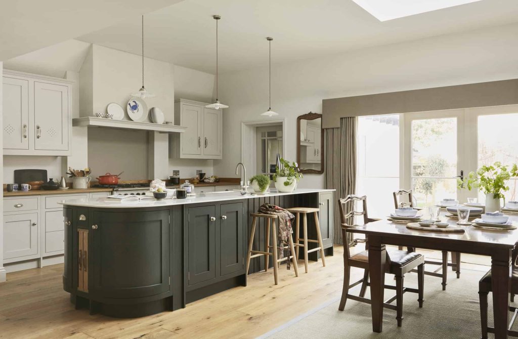 Rustic kitchen island