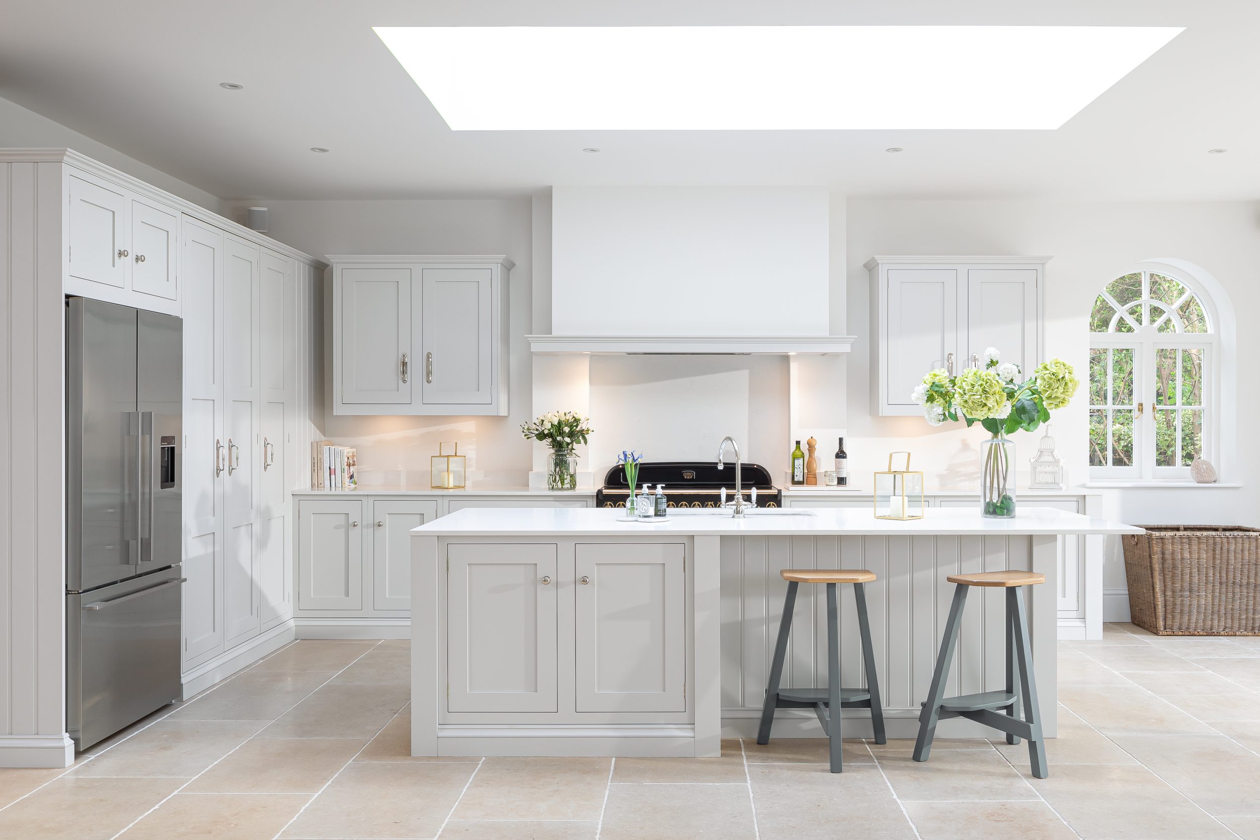 John Lewis of Hungerford shaker style kitchen in grey